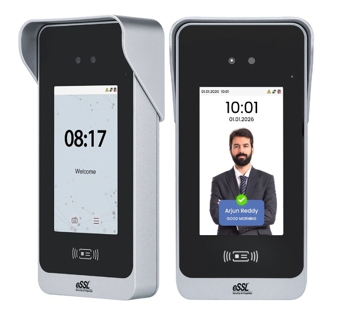eSSL Aiface Vesta+POE - AI Face + PoE + UHF Contactless Recognition Terminal