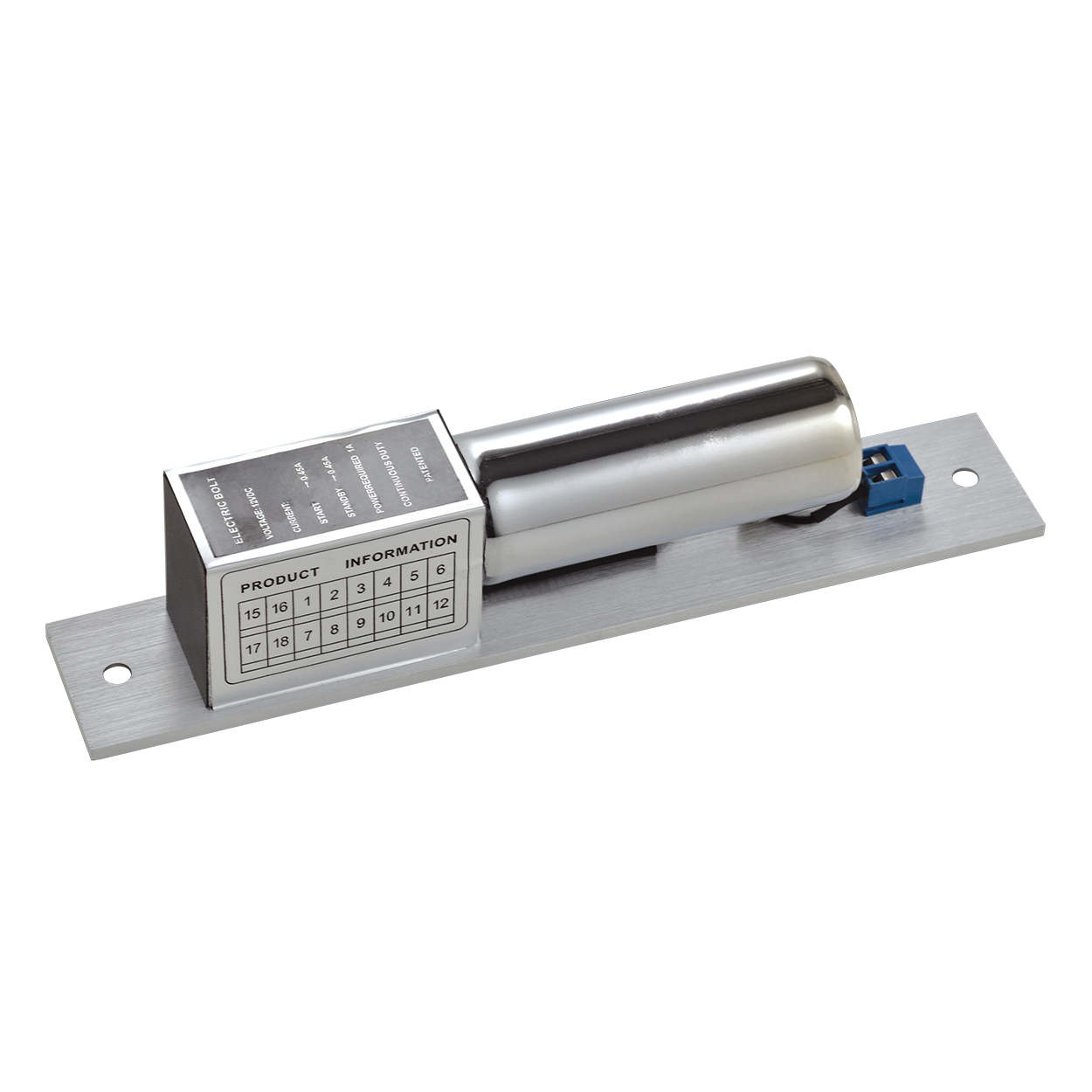 eSSL Drop-Bolt-10 - 12V Drop Bolt Lock for Wooden & Glass Doors