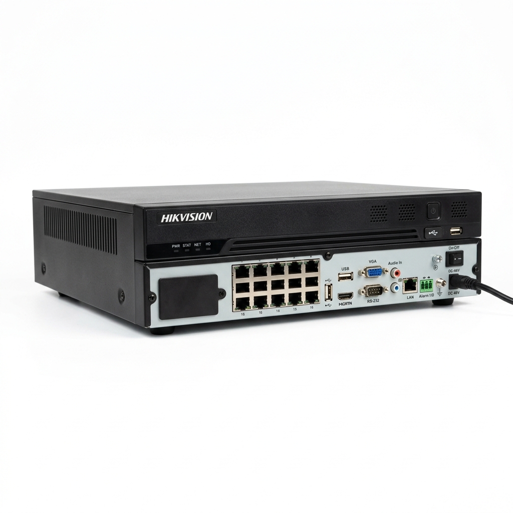 Hikvision DS-7604NI-K1/4P - 4-Channel PoE NVR with 4K output and H.265+
